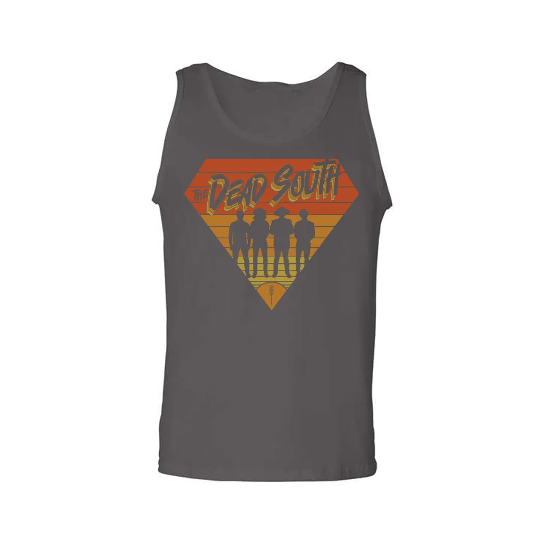 80s Diamond Tank Top - Grey