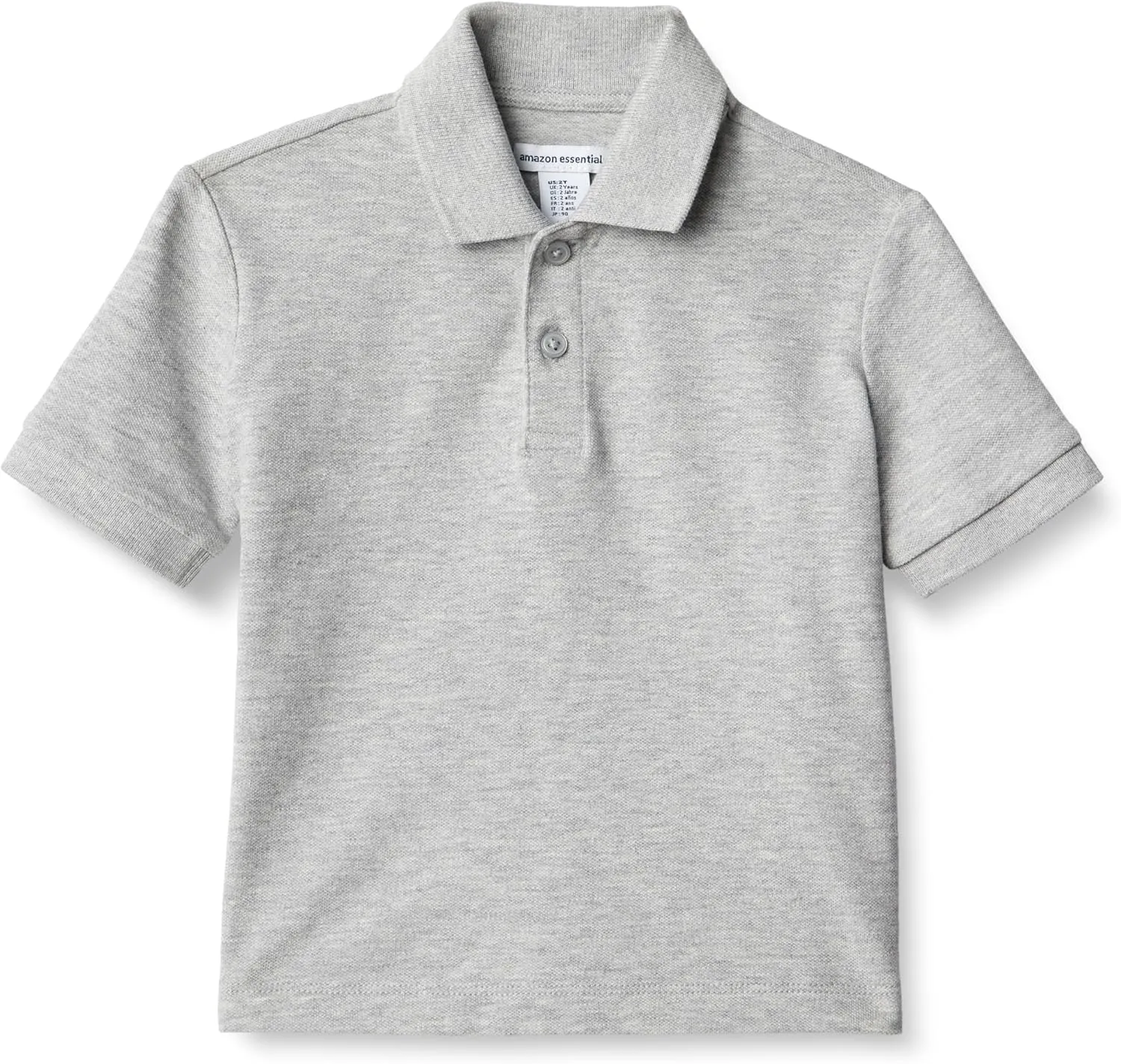 Amazon Essentials Boys and Toddlers' Cotton Spandex Pique Polo Shirt