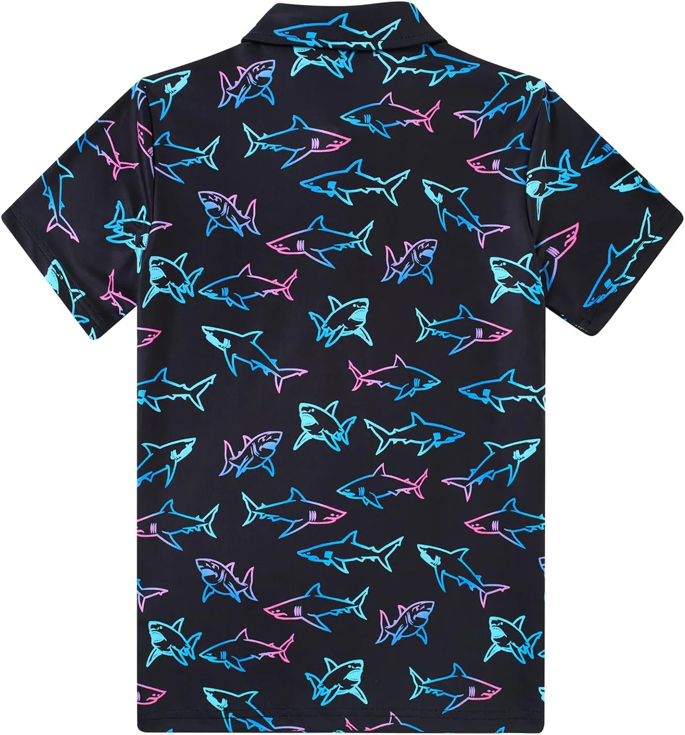 Boys Performance Polo Shirt Short Sleeve Golf Clothes for Active Casual Size 5-14