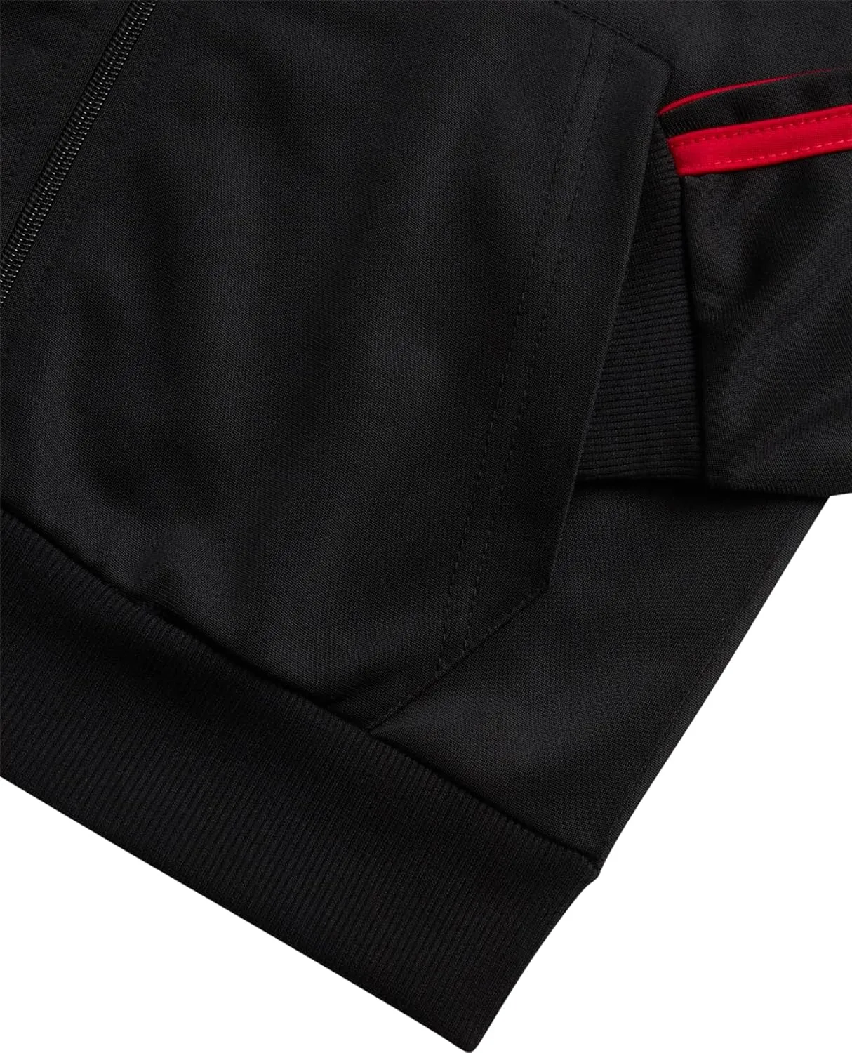 Boys' Tricot Jogger Set - 2 Piece Active Performance Zip-Up Tracksuit Set (Size: 4-18)
