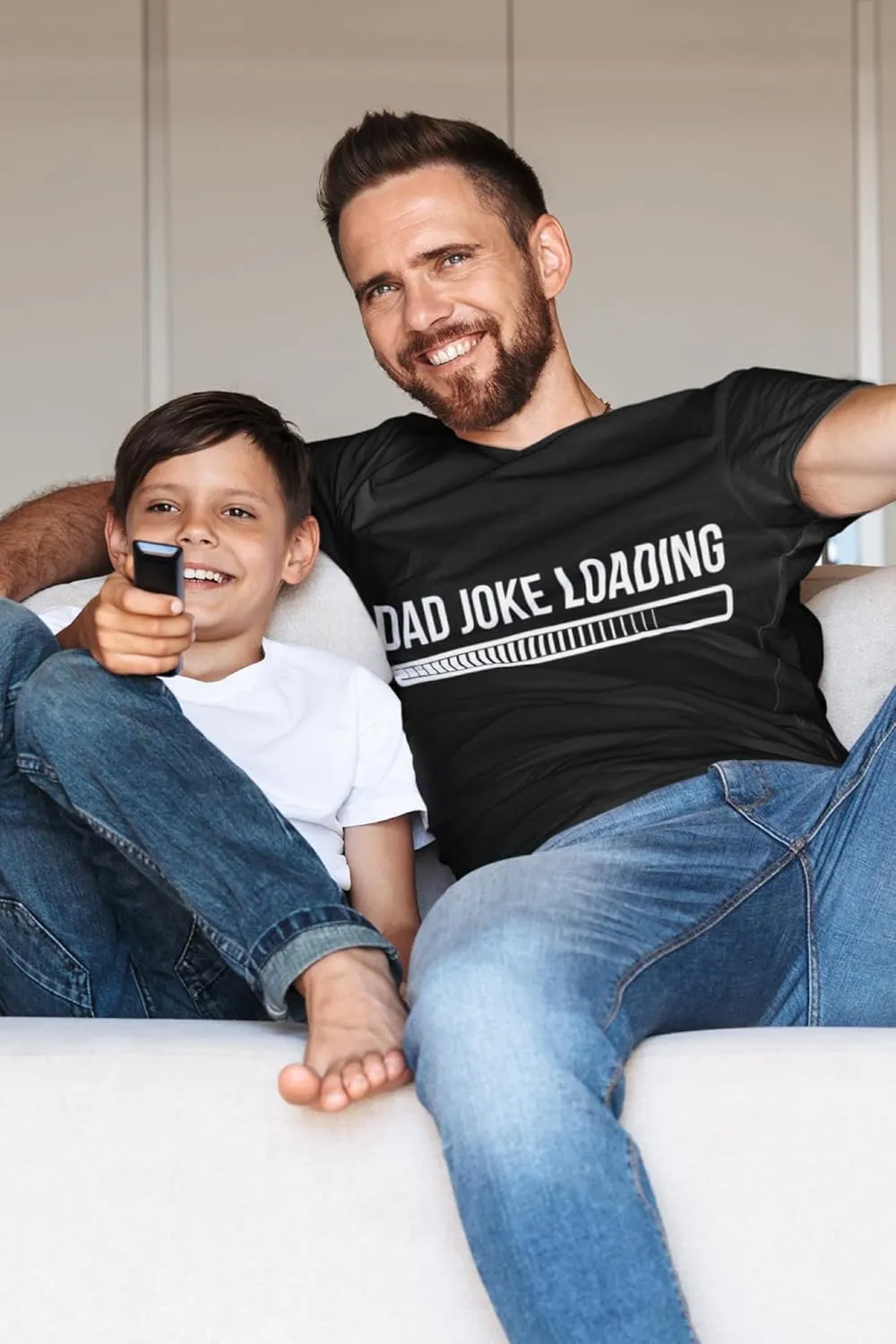 Dad Joke Loading Funny T-Shirt for Fathers, Humorous Tee for Father's Day Dads & Grandpas