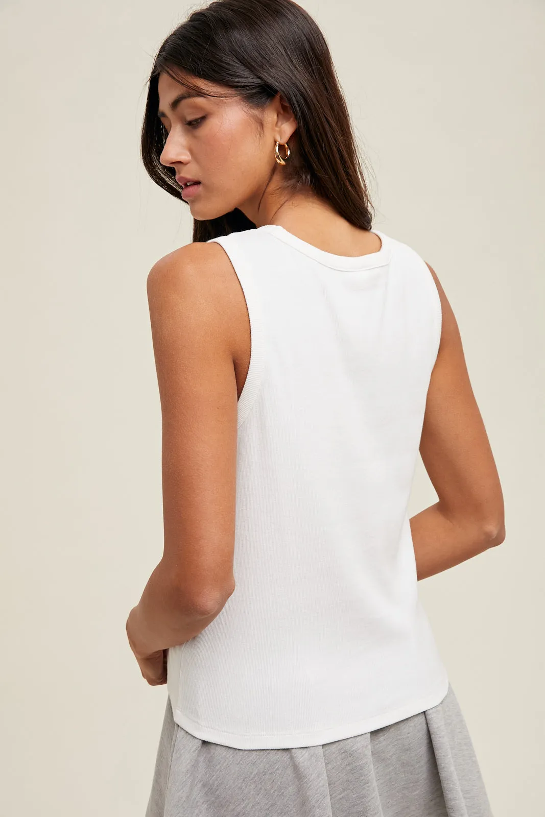 Lelah Cotton Tank Top
