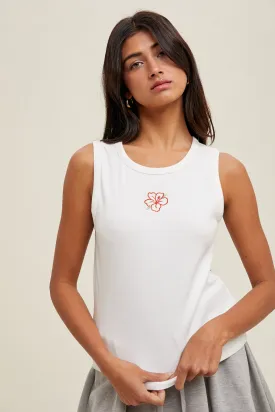 Lelah Cotton Tank Top