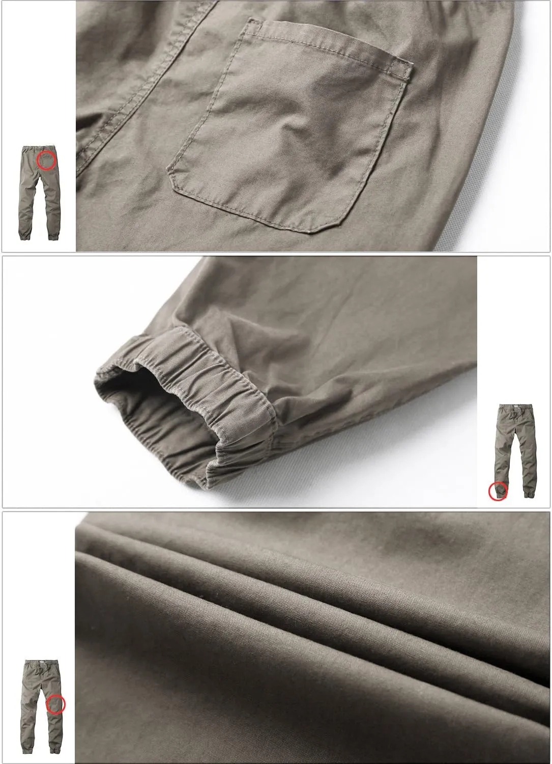 Match Men's Chino Jogger Pants
