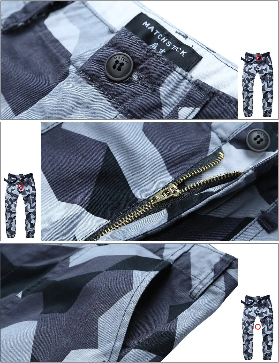 Match Mens Twill Jogger Pants