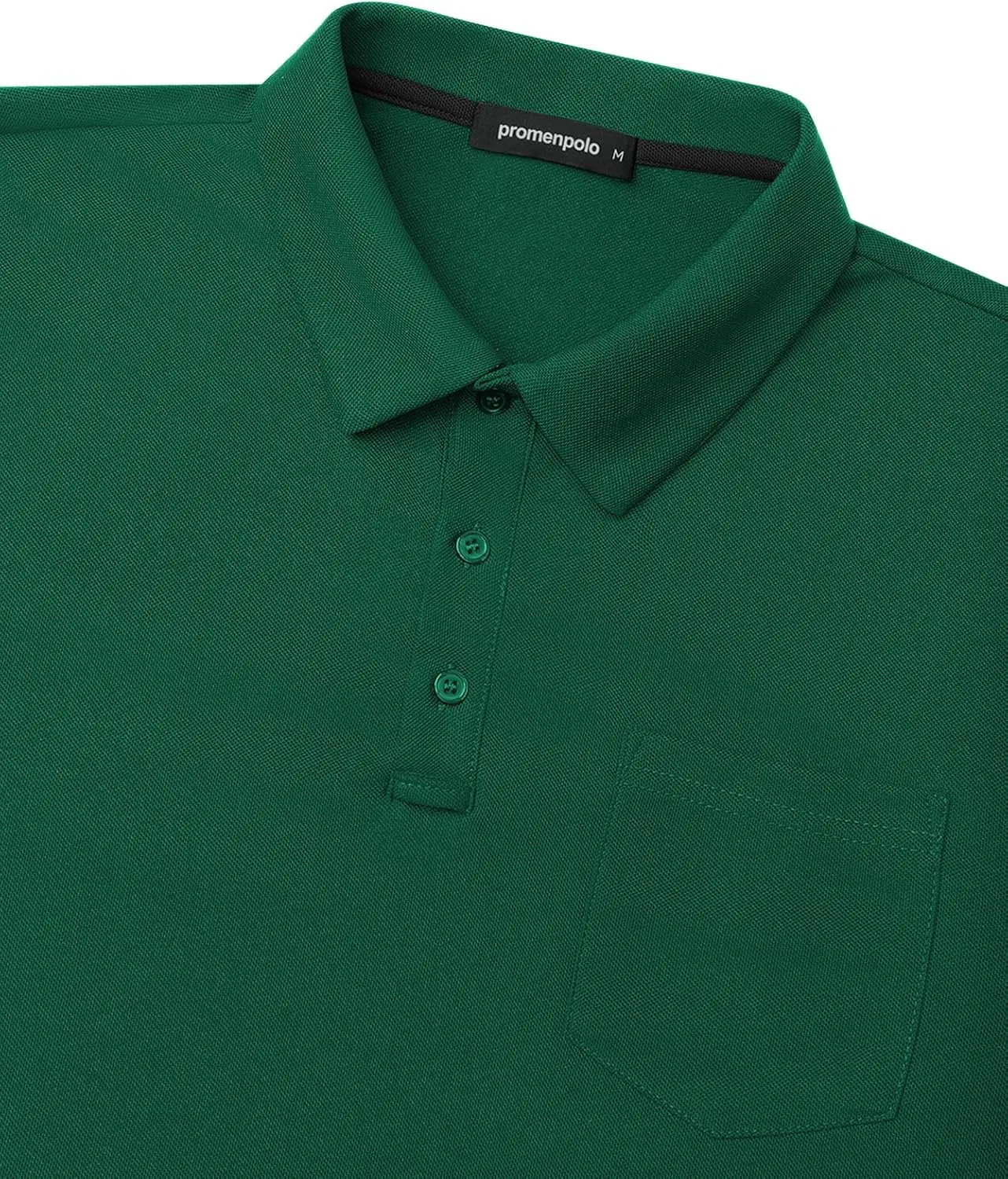 Men's Classic Short Sleeve Polo Shirt Casual Lightweight Solid Golf Shirts with Pocket