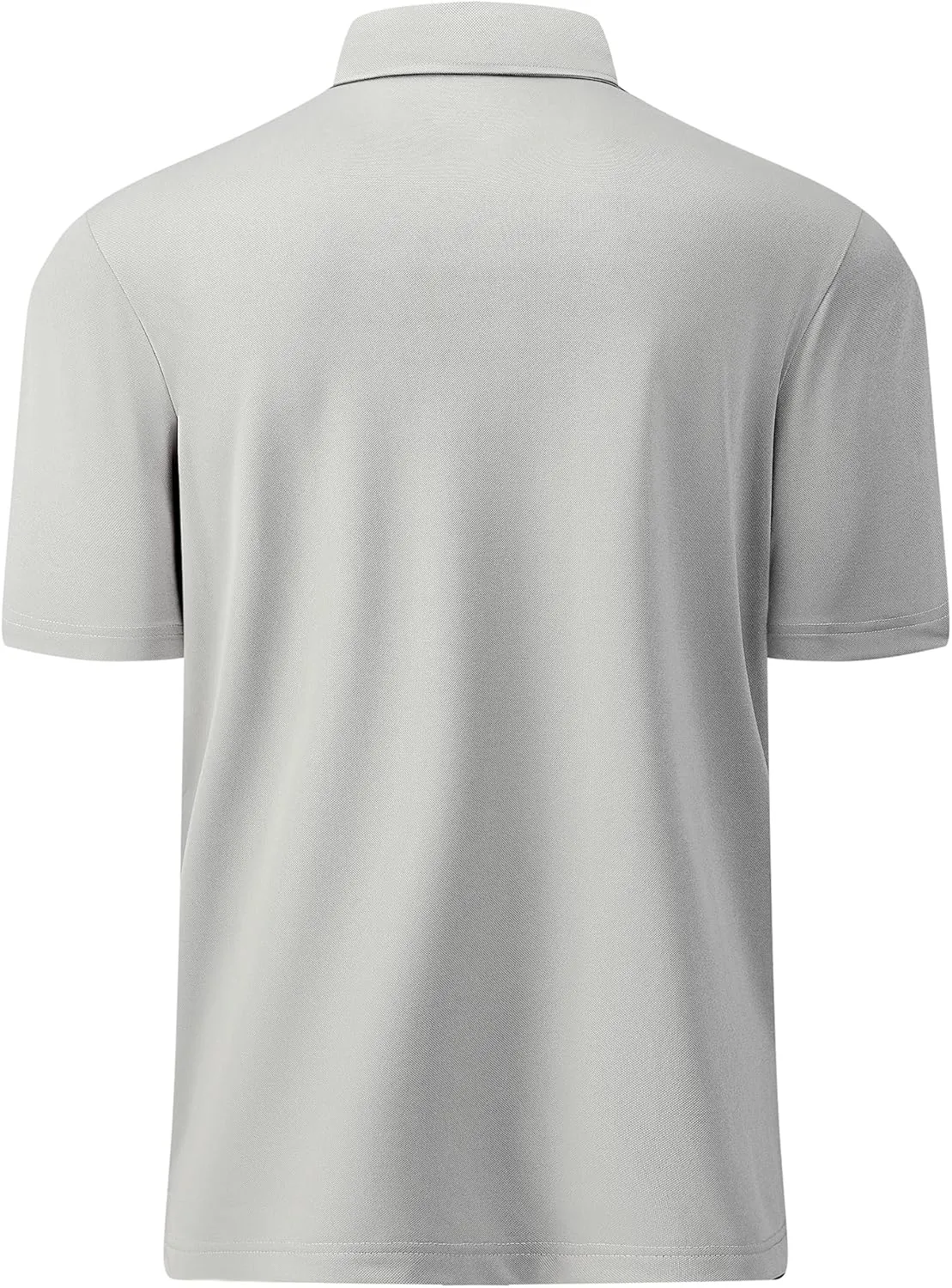 Mens Golf Shirt Short Sleeve Moisture Wicking Dry Fit Performance Solid Casual Pique Collared Golf Polo Shirts for Men