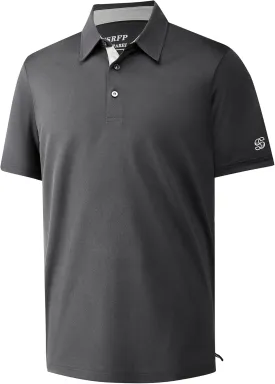 Mens Golf Shirt Short Sleeve Moisture Wicking Dry Fit Performance Solid Casual Pique Collared Golf Polo Shirts for Men