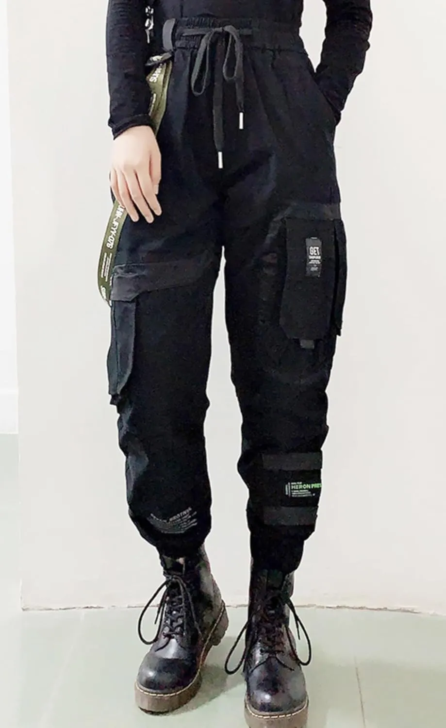 MOKEWEN Men's Jogger Streetwear Jogger Casual Harem Cargo Ankle Harem Pants