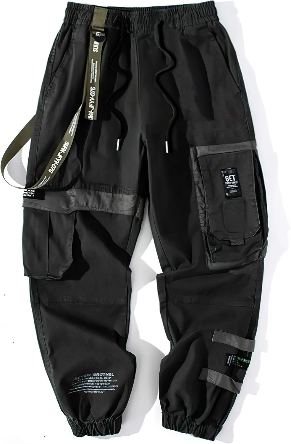 MOKEWEN Men's Jogger Streetwear Jogger Casual Harem Cargo Ankle Harem Pants