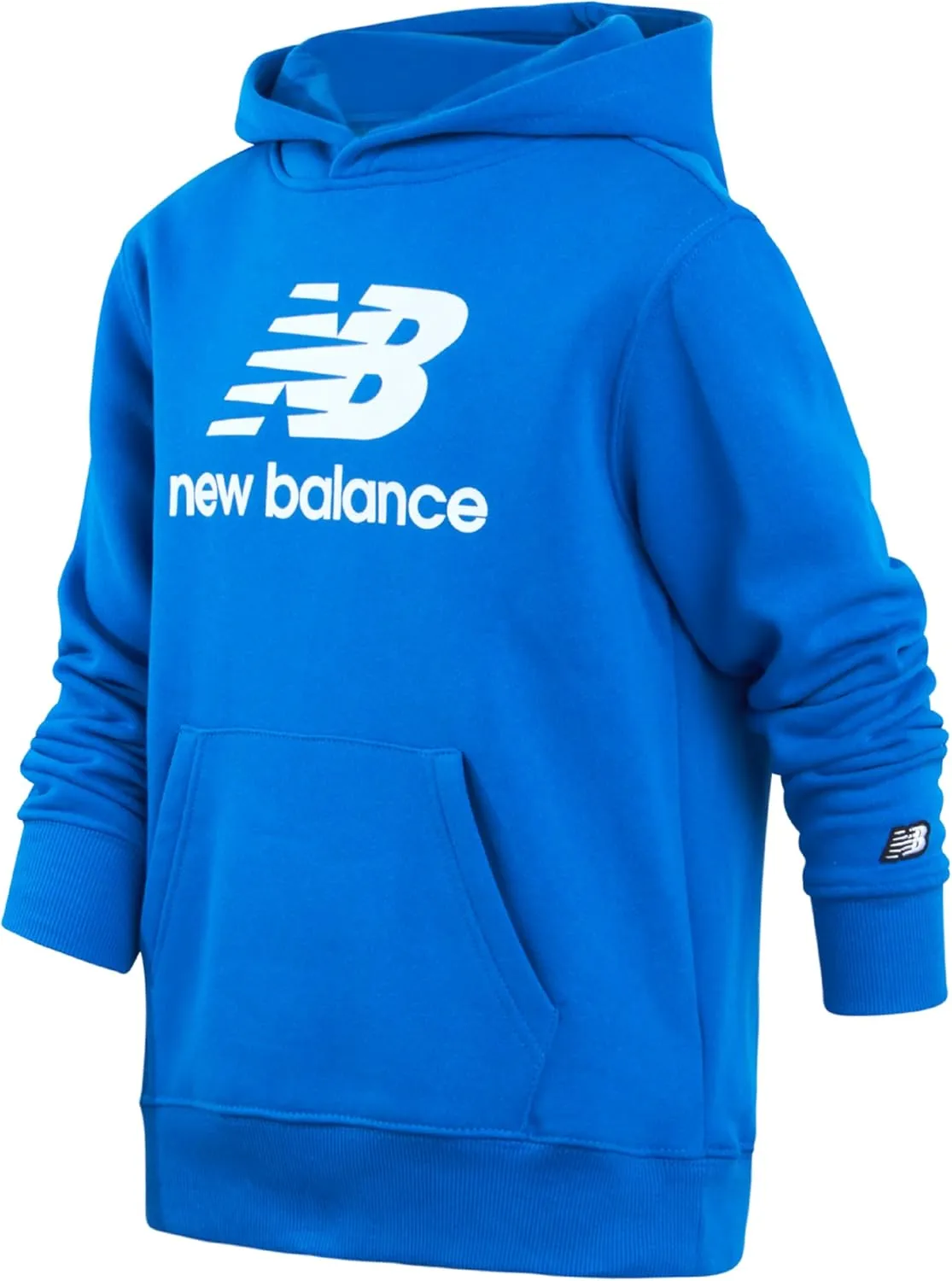 New Balance Boys Hoodie - Fleece Pullover Sweatshirt, Comfy Long Sleeve Hoodies for Boys with Kangaroo Pocket (Sizes 4-20)