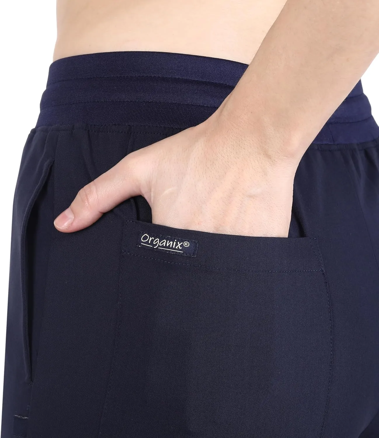 Organix Medical Uniform Jogger Scrub Pants for Women, 4-Way Stretch, Drawstring Joggers, Workwear Professional Scrub Pants