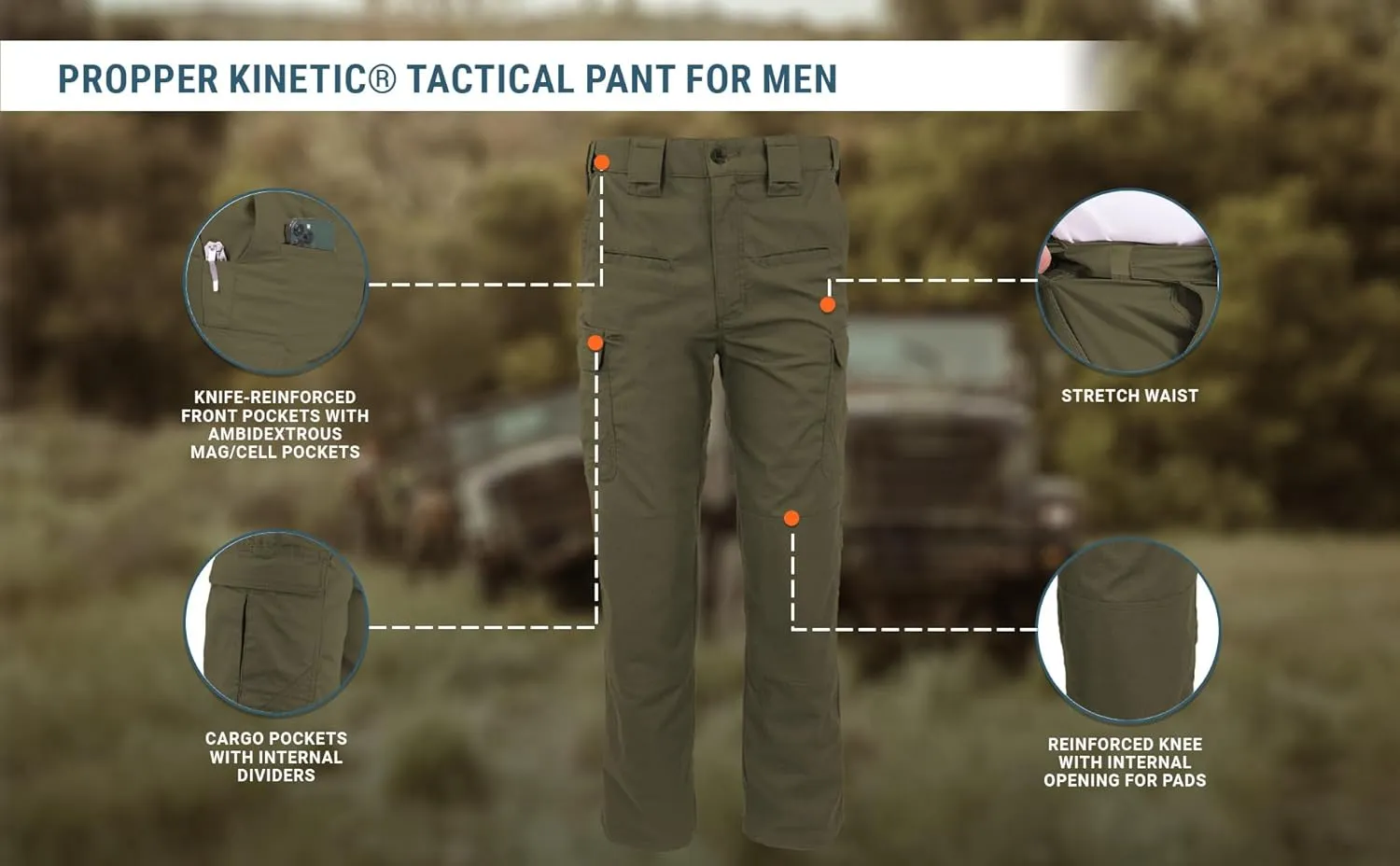 Propper Men's Kinetic Tactical Cargo Pants