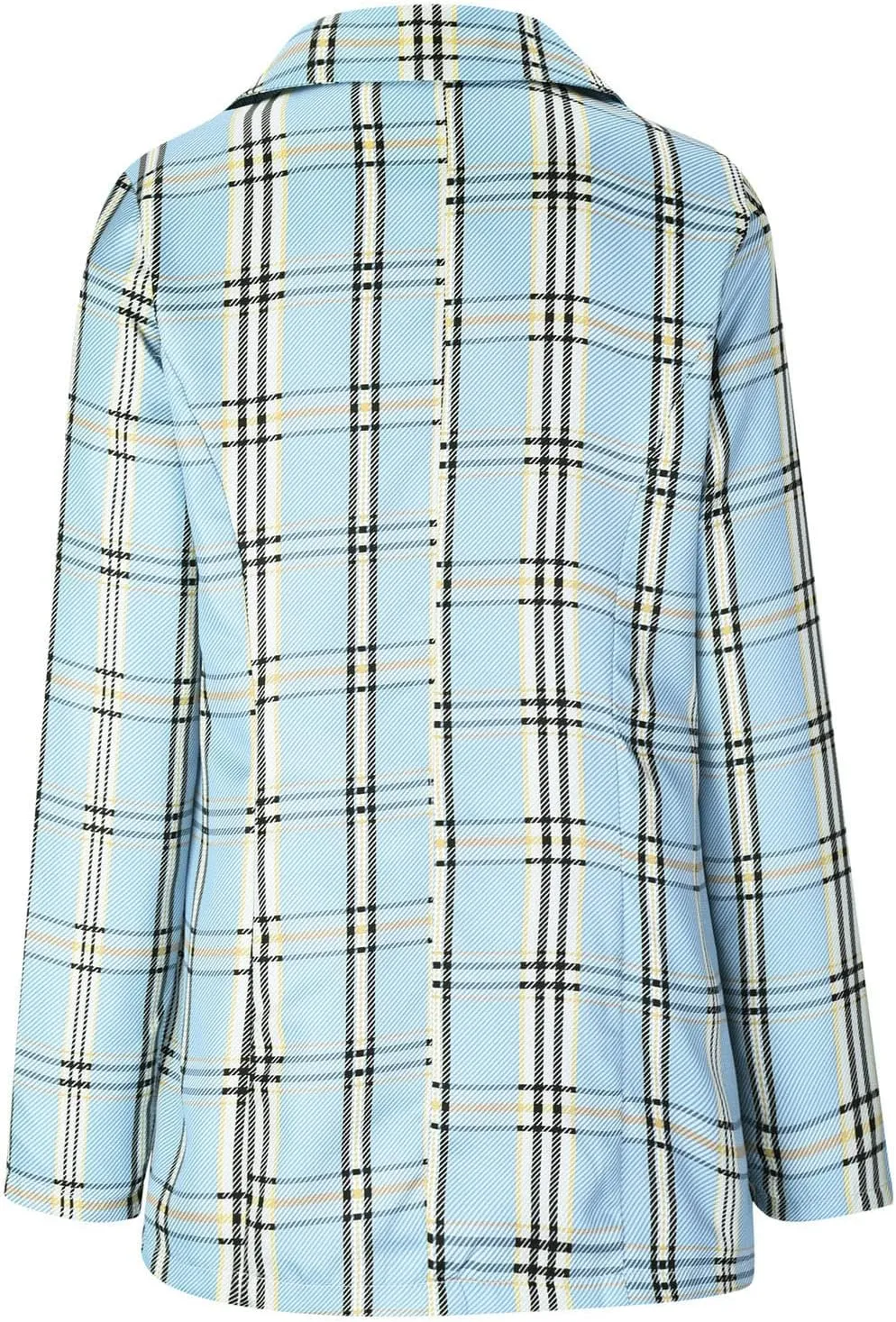 Solid Color Blazers for Women Business Casual Plaid Blazer Jacket Office Work Jackets 2024 Fall Coats