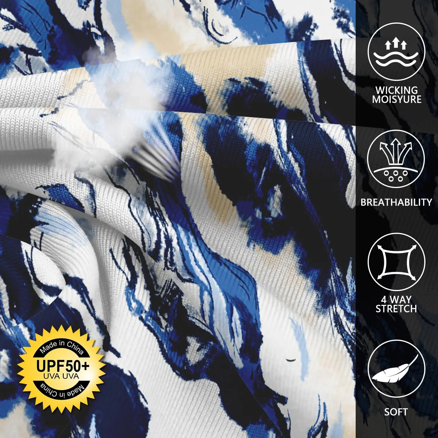 Soneven Womens 3/4 Sleeve Button Down Shirt V Neck Collared Polo Shirts Work Blouses