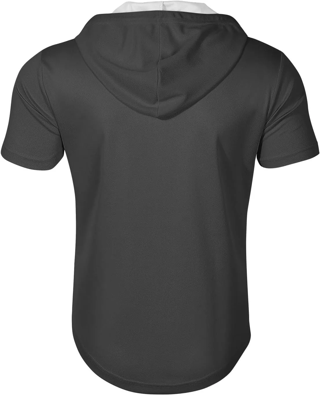 Summer 1/4 Zip Up Hoodies T-Shirt for Men Short Sleeve Workout Athletic Hooded Shirt Pullover Casual Tops Vests with Pockets