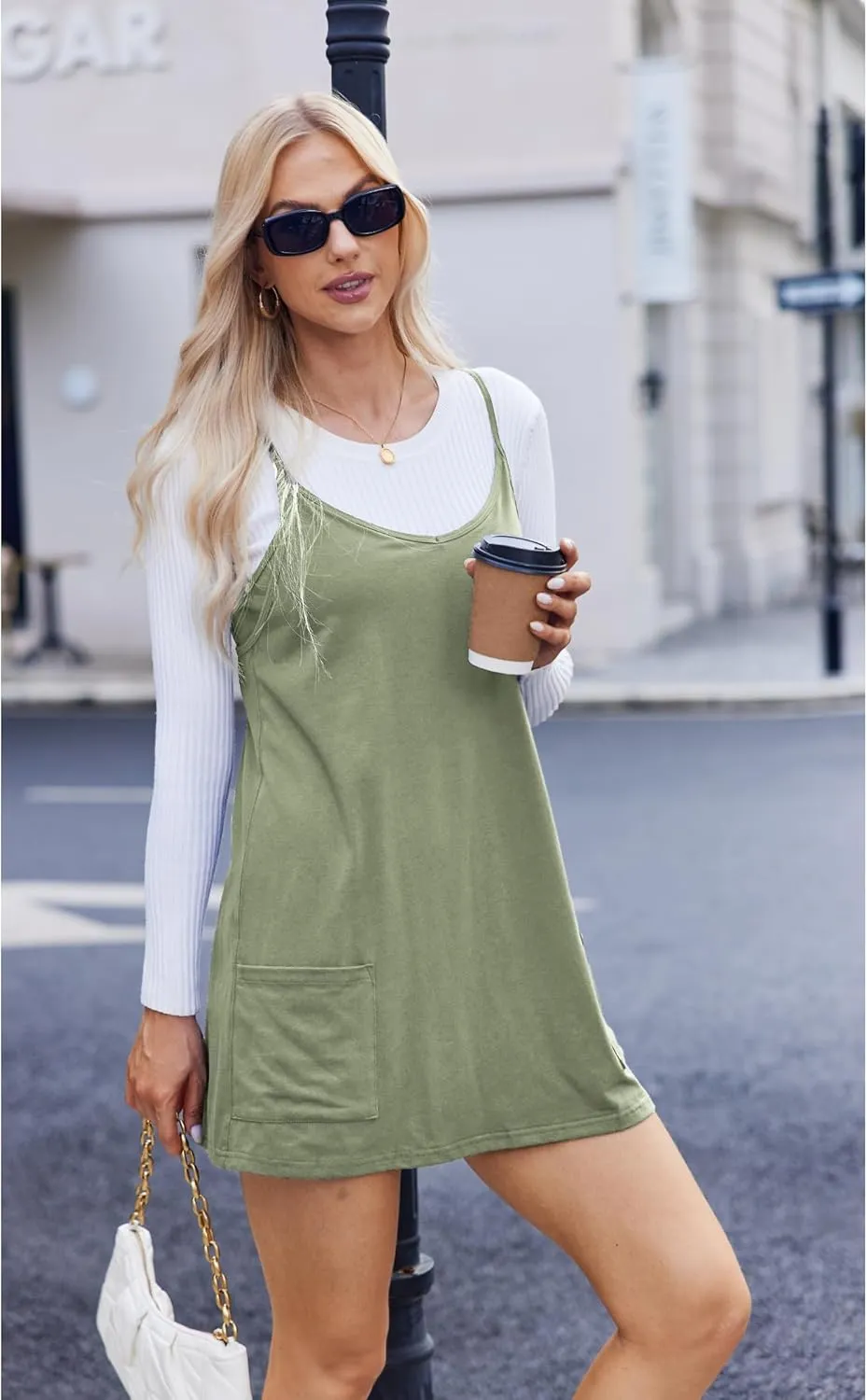 Summer Mini Dresses for Women 2025 Casual Short Sundress Workout Tennis Athletic Dress with Built in Shorts