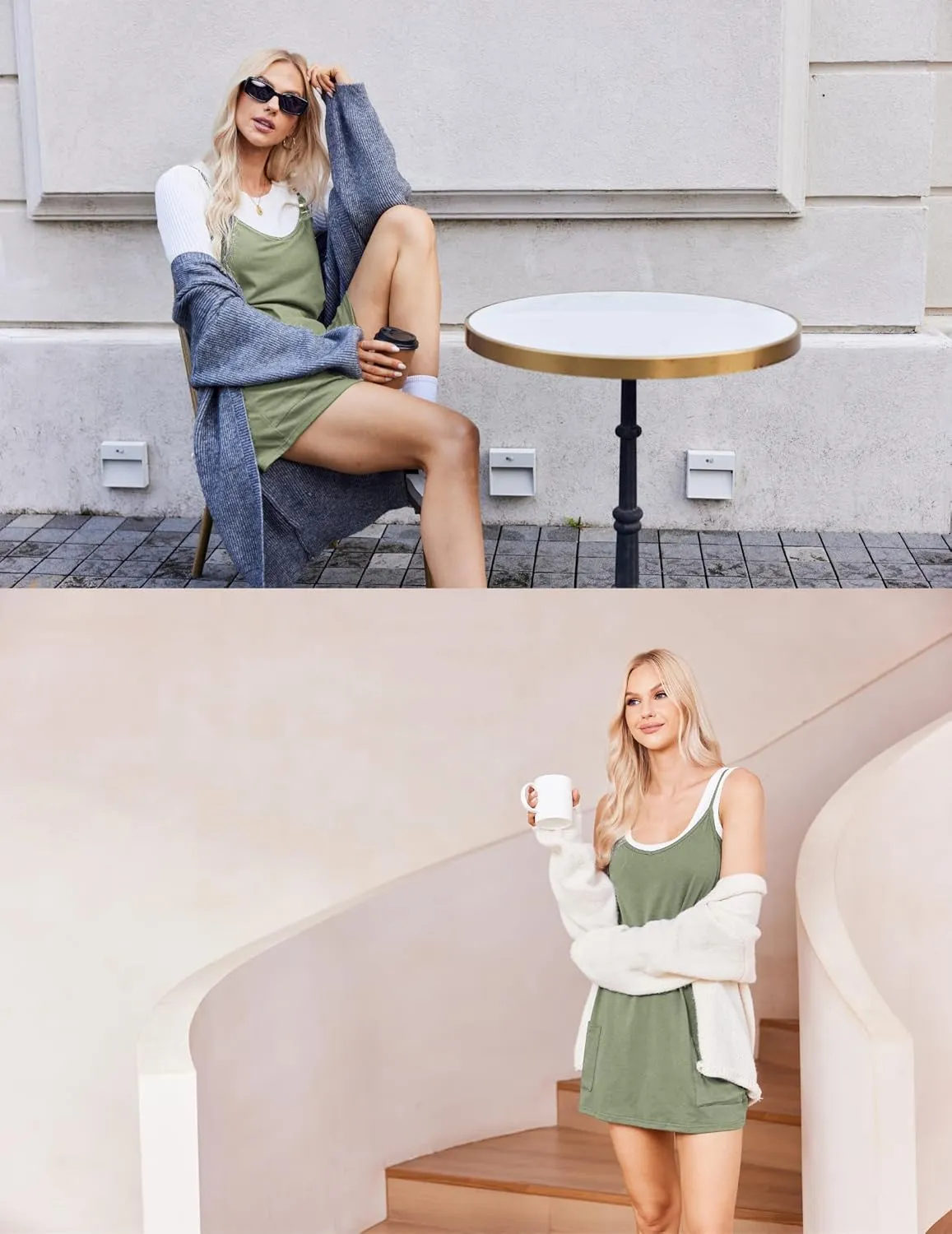 Summer Mini Dresses for Women 2025 Casual Short Sundress Workout Tennis Athletic Dress with Built in Shorts