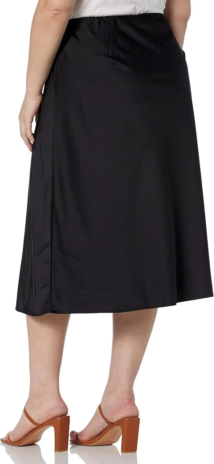 The Drop Women's Maya Silky Slip Skirt