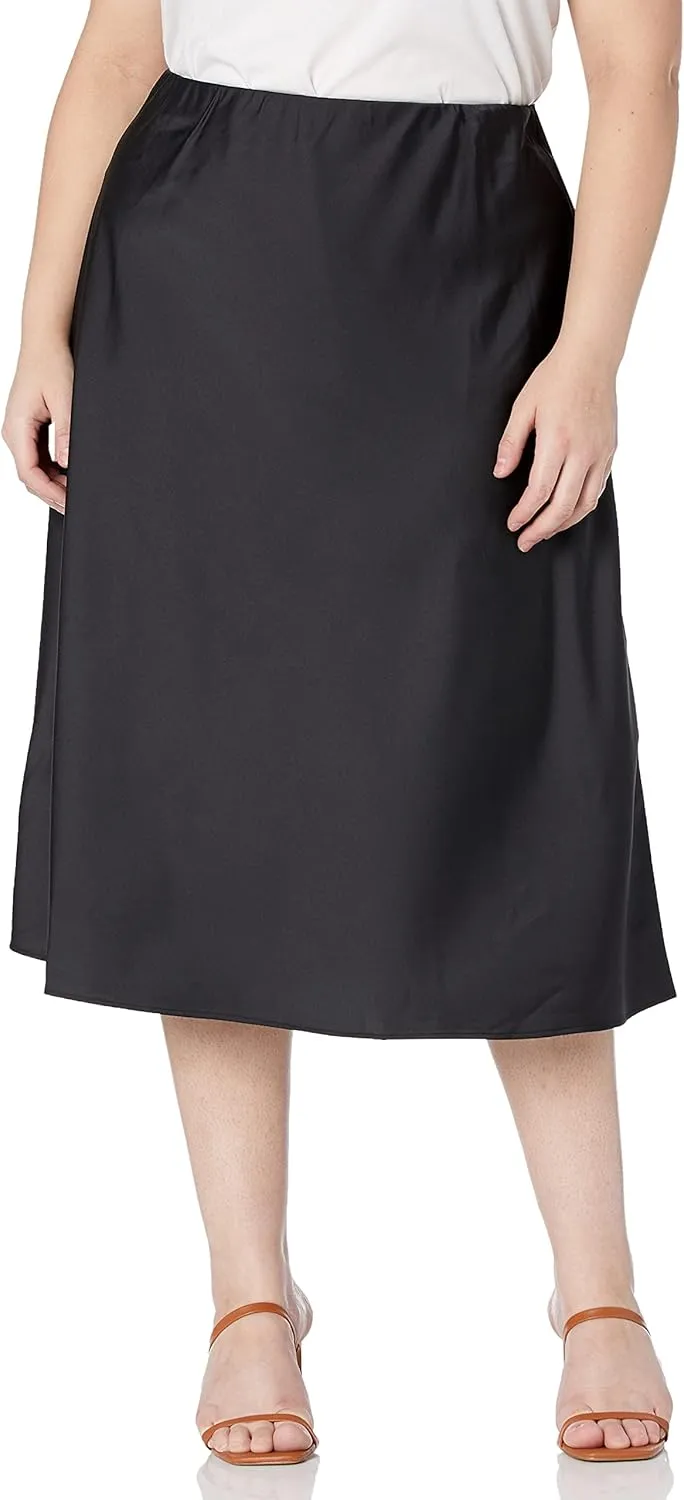 The Drop Women's Maya Silky Slip Skirt