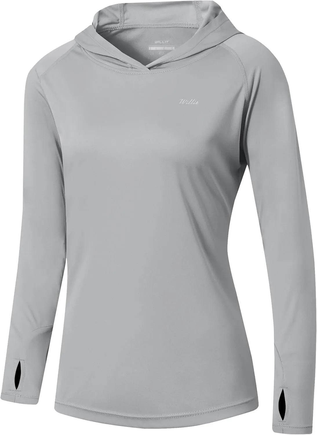 Willit Women's UPF 50  Sun Protection Hoodie SPF Shirt Long Sleeve Hiking Fishing Outdoor Shirt Lightweight Hoodie