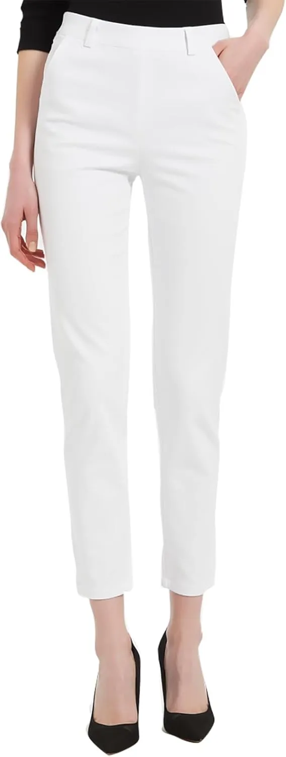 Women's Dress Pants for Work Pull On Stretch Business Casual Trousers