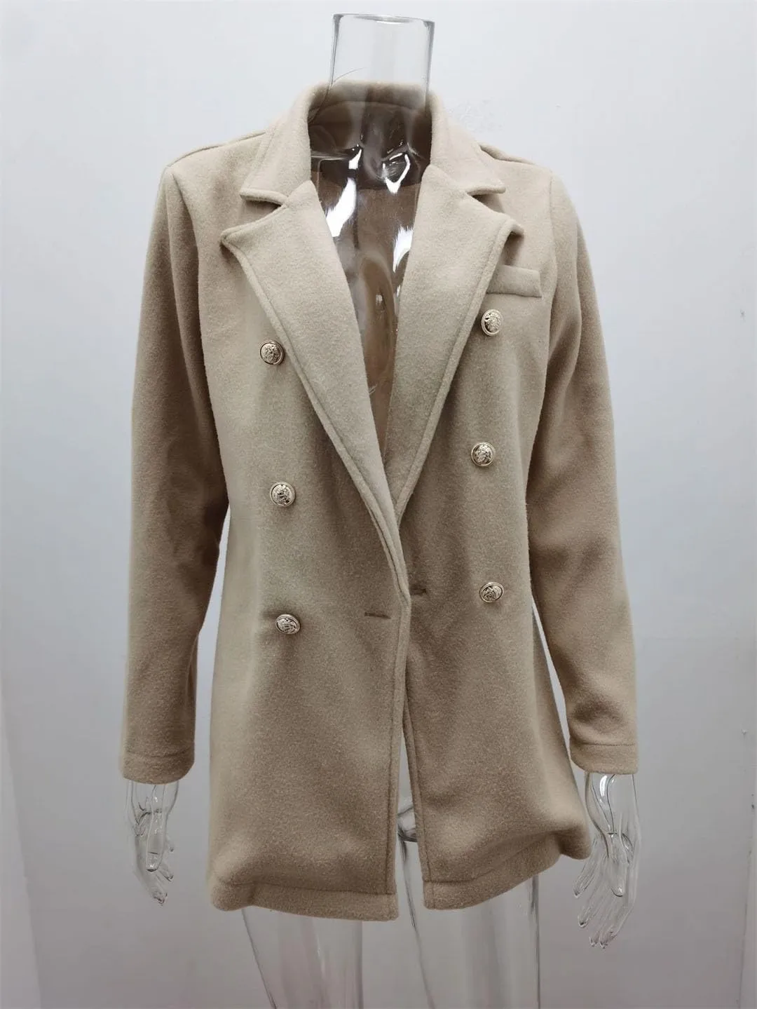 Women's Jacket Long Sleeve Shoulder Pad Suit Blazer Jacket Women Sexy Blazer Outfit Ladies